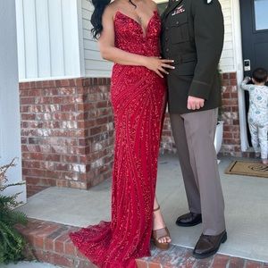 Ashley Lauren Gown Military Ball